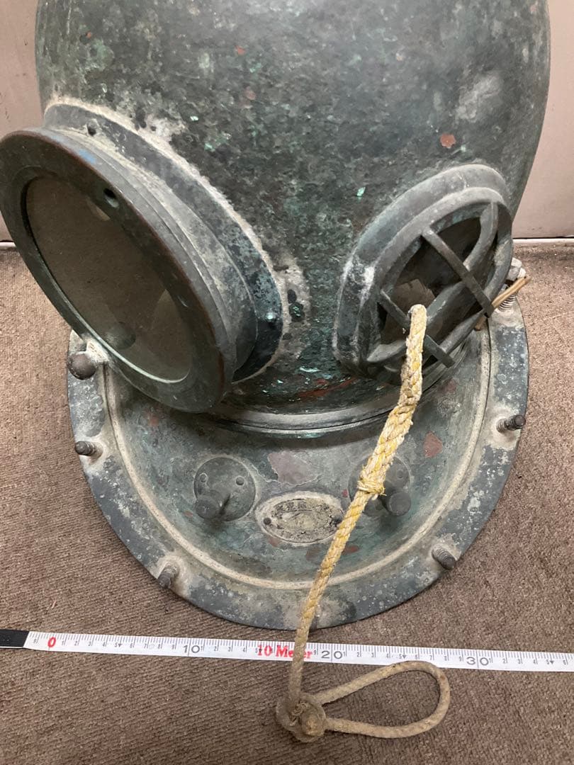 【実物・希少】東亜潜水機製 銅製潜水ヘルメット