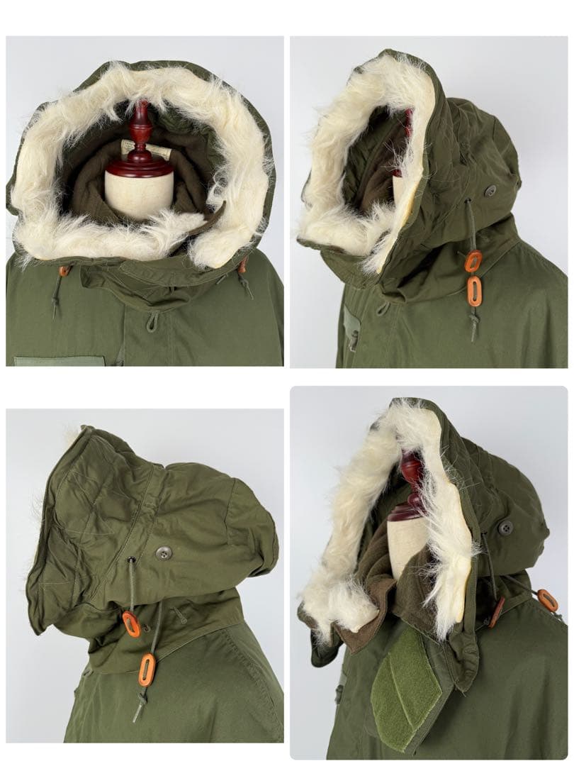 美品 米軍実物 M 70s 80s M-65 フィッシュテール フルセット