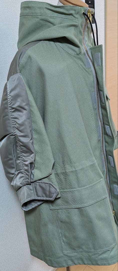 sacai✖Carhartt WIP Duck✖Nylon twill coat