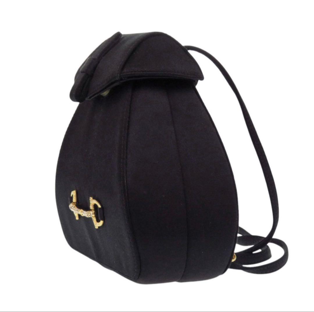 GUCCI ホースビット ラインストーン ブラック 赤ライニング 廃盤 正規品