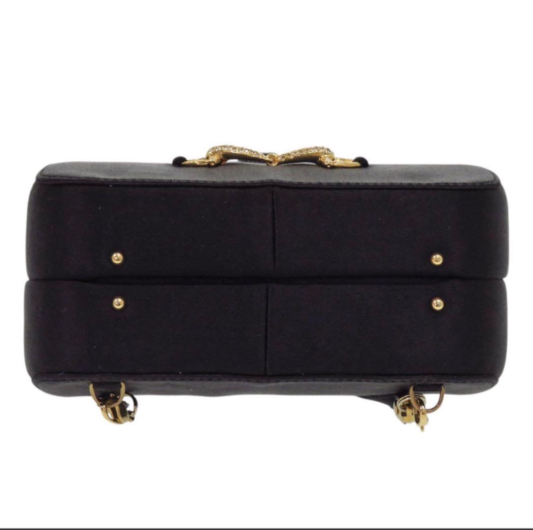 GUCCI ホースビット ラインストーン ブラック 赤ライニング 廃盤 正規品