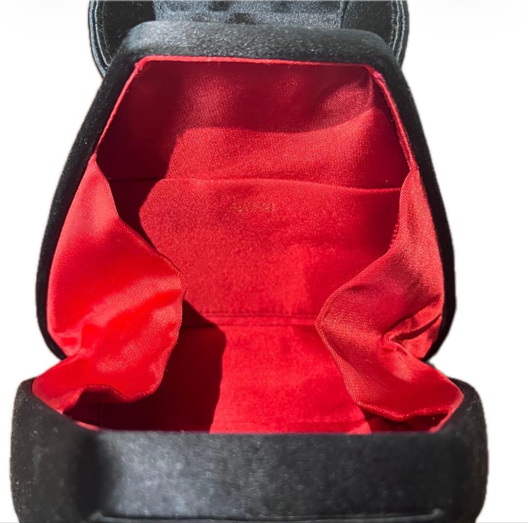 GUCCI ホースビット ラインストーン ブラック 赤ライニング 廃盤 正規品