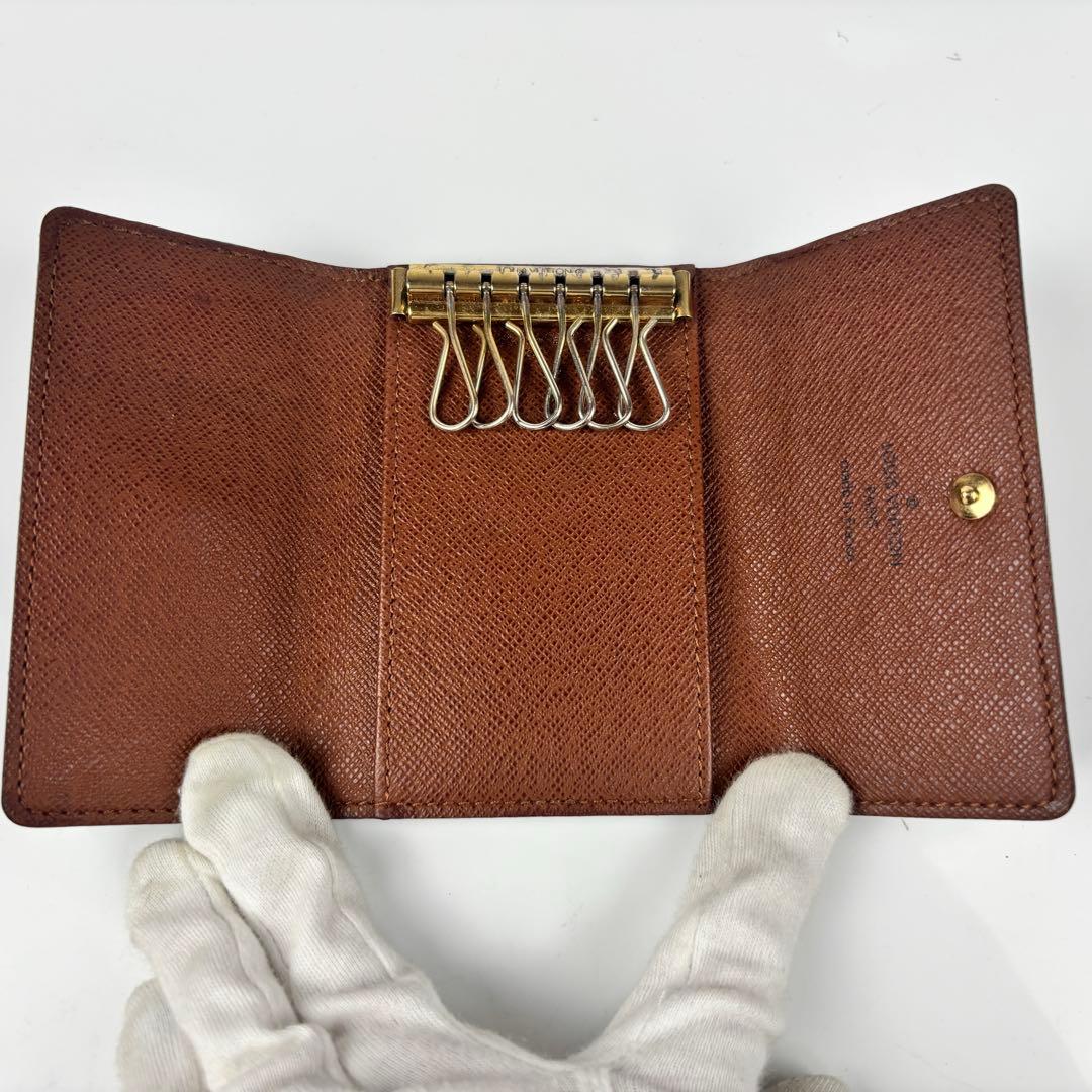 【極美品】ルイヴィトン ミュルティクレ6連 キーケース キーホルダー モノグラム