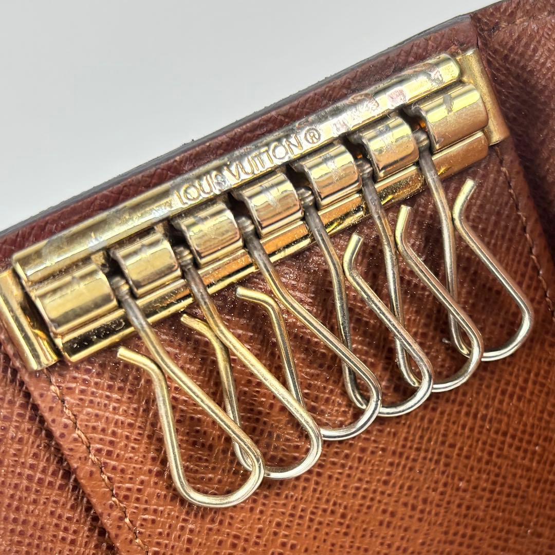 【極美品】ルイヴィトン ミュルティクレ6連 キーケース キーホルダー モノグラム