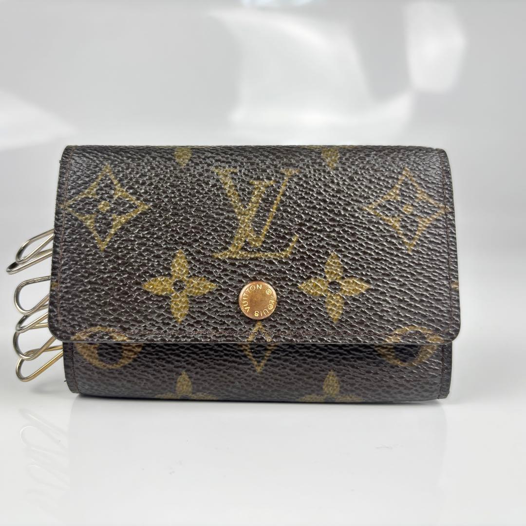 【極美品】ルイヴィトン ミュルティクレ6連 キーケース キーホルダー モノグラム