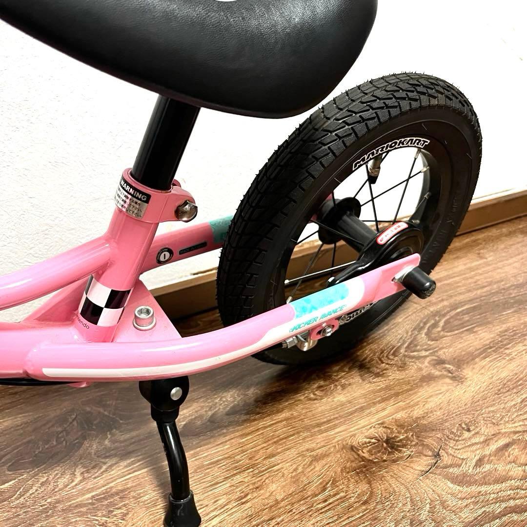 極美品 マリオカート ピーチ姫 キッカーアバンス バランスバイク