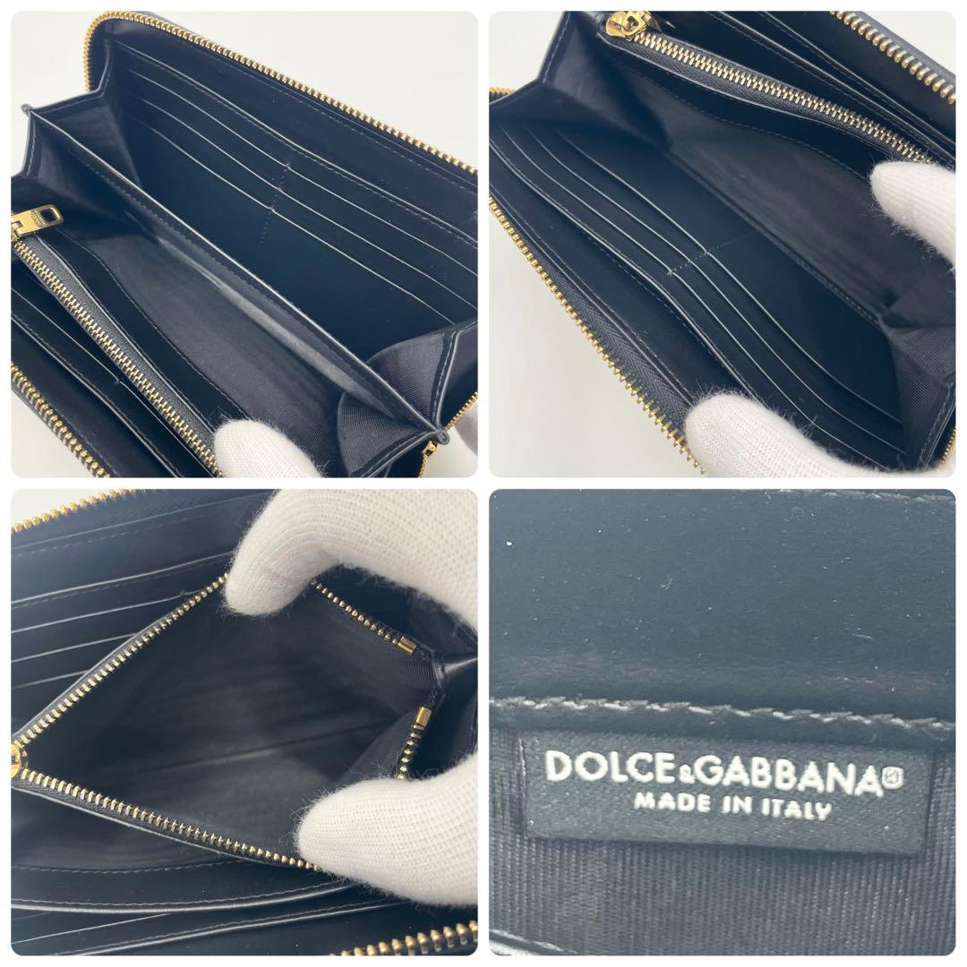 現行ドルチェアンドガッバーナ 長財布 ディボーション ラウンドジップ