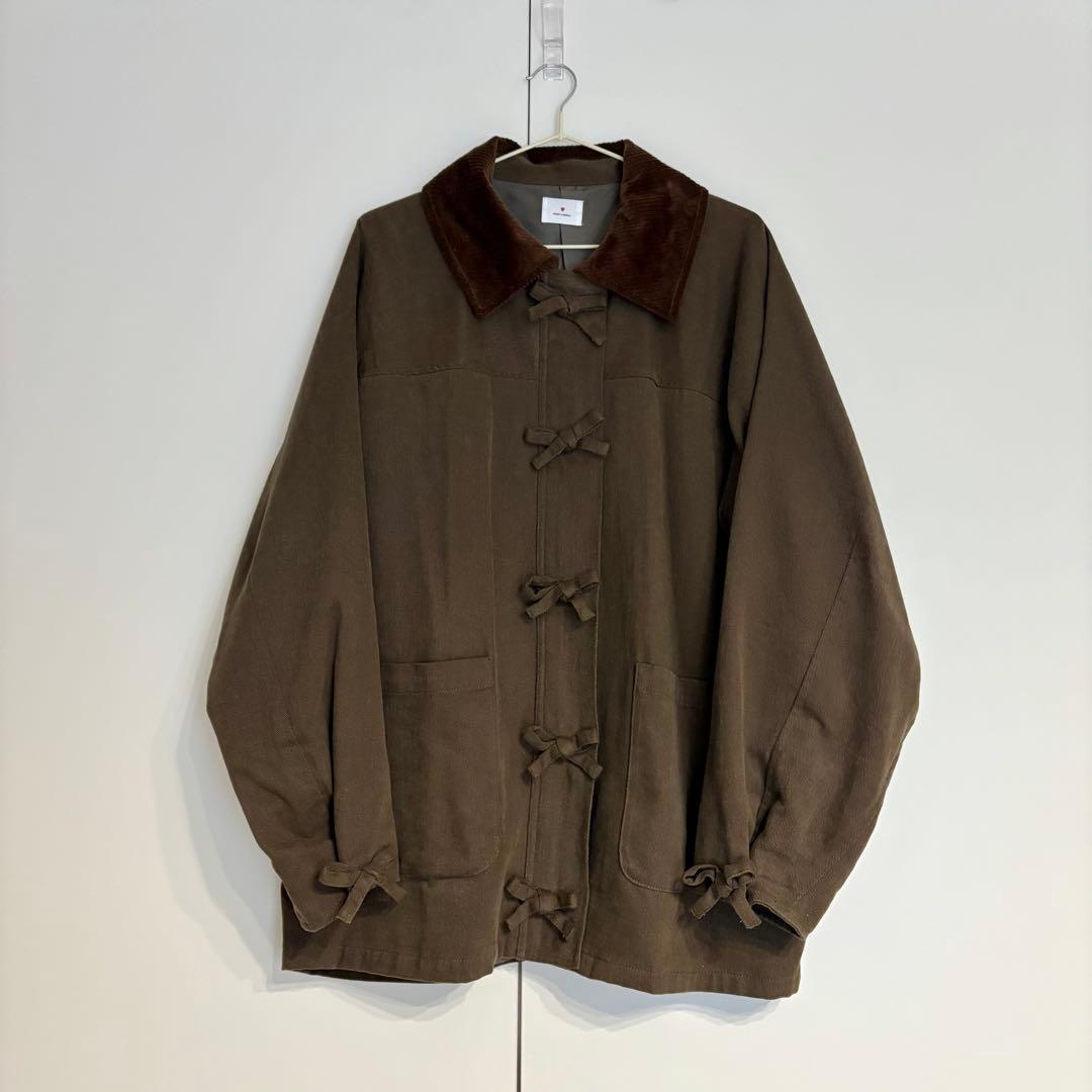 【美品】merry jenny / ribbonハンティングジャケット