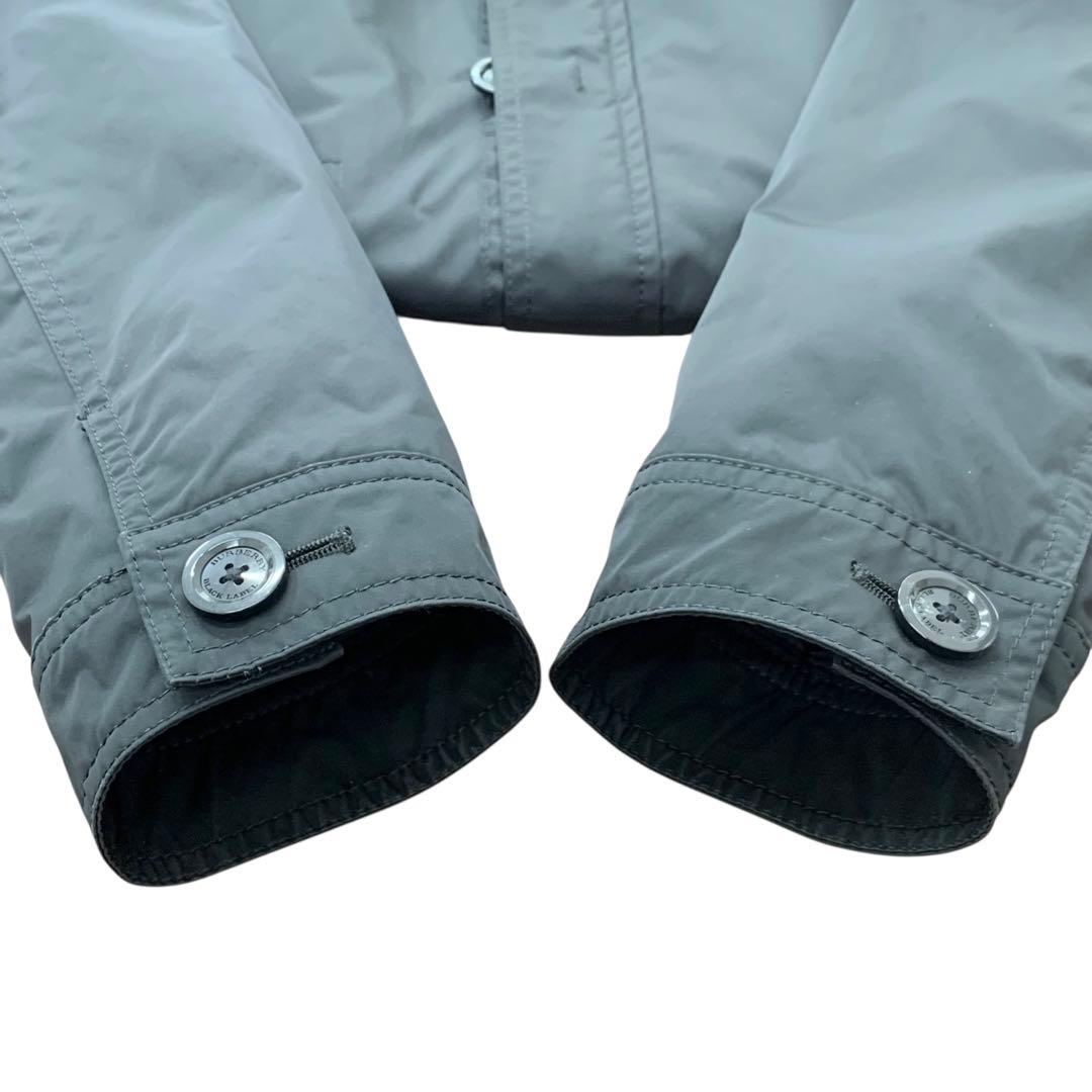 バーバリー ブラックレーベル 中綿 キルティング モッズコート Lサイズ 黒系