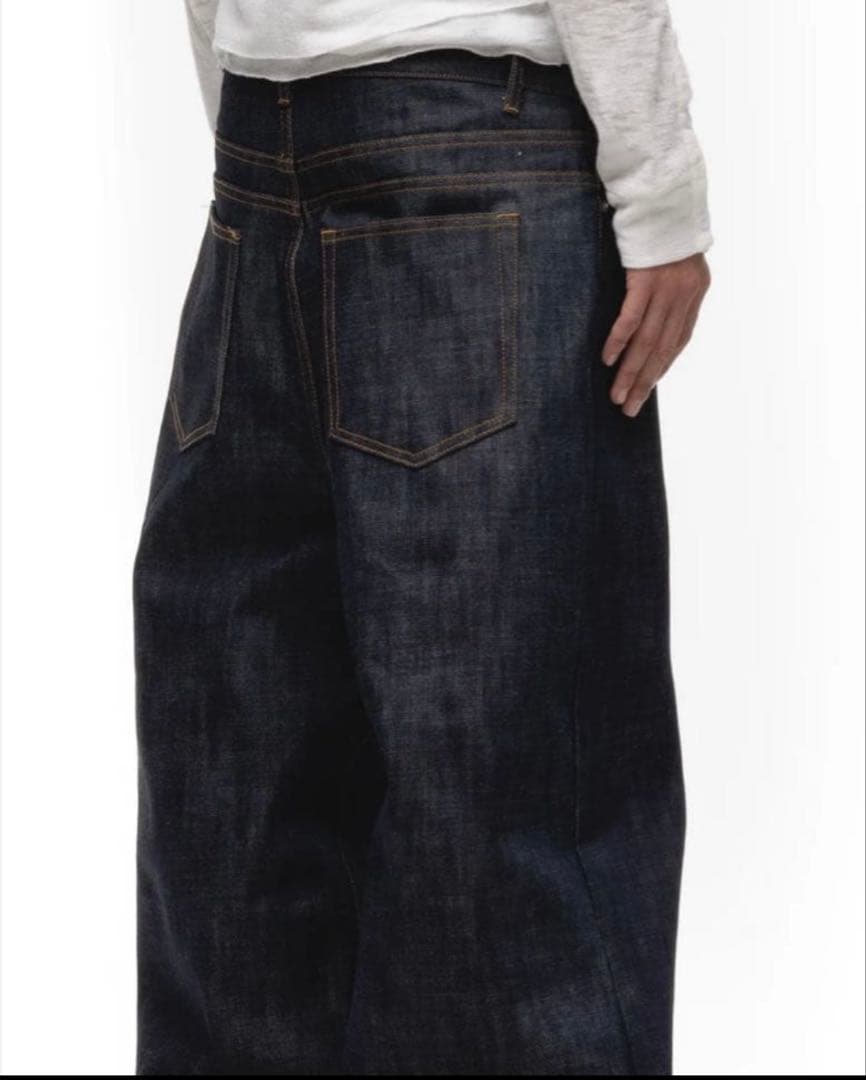 パンツ NO/FAITH STUDIO JAPANESE LOOSE FIT BLUE