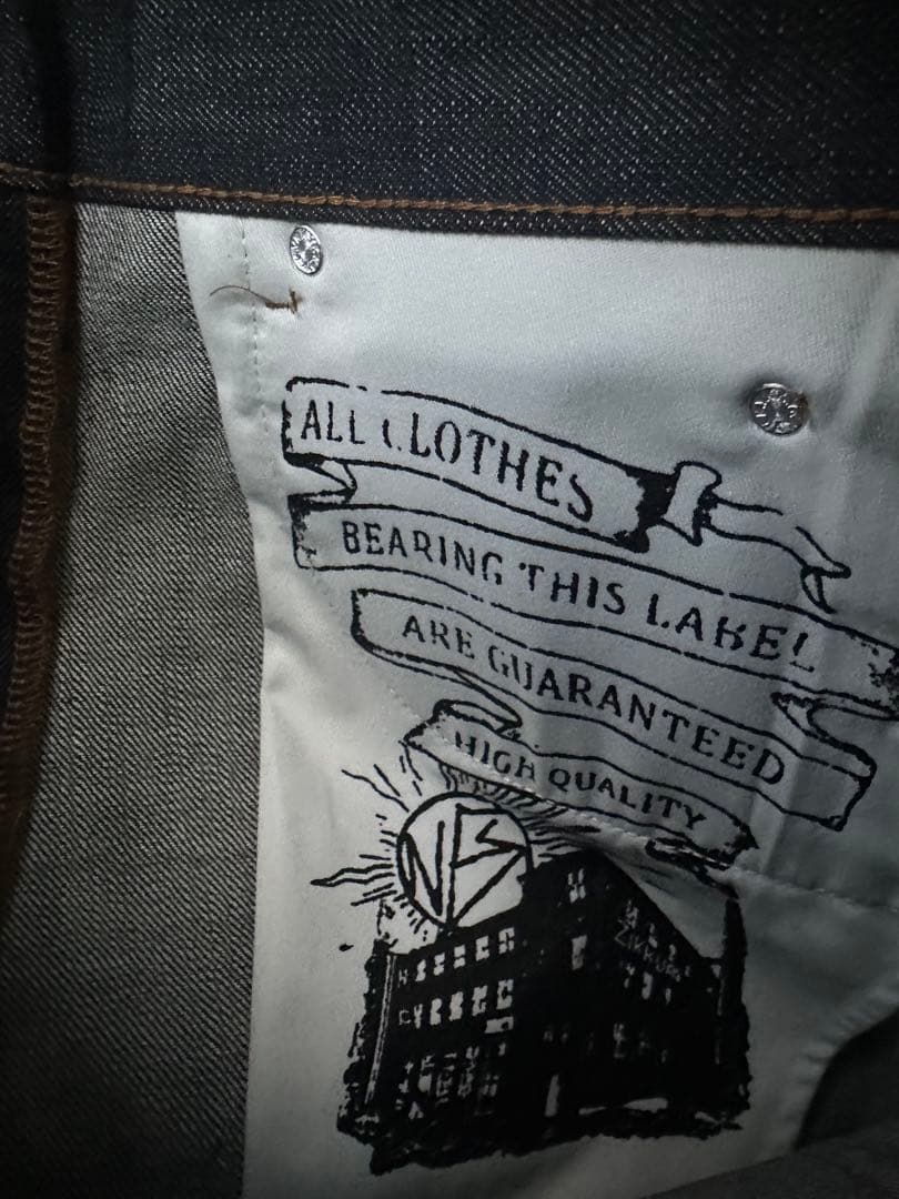 パンツ NO/FAITH STUDIO JAPANESE LOOSE FIT BLUE