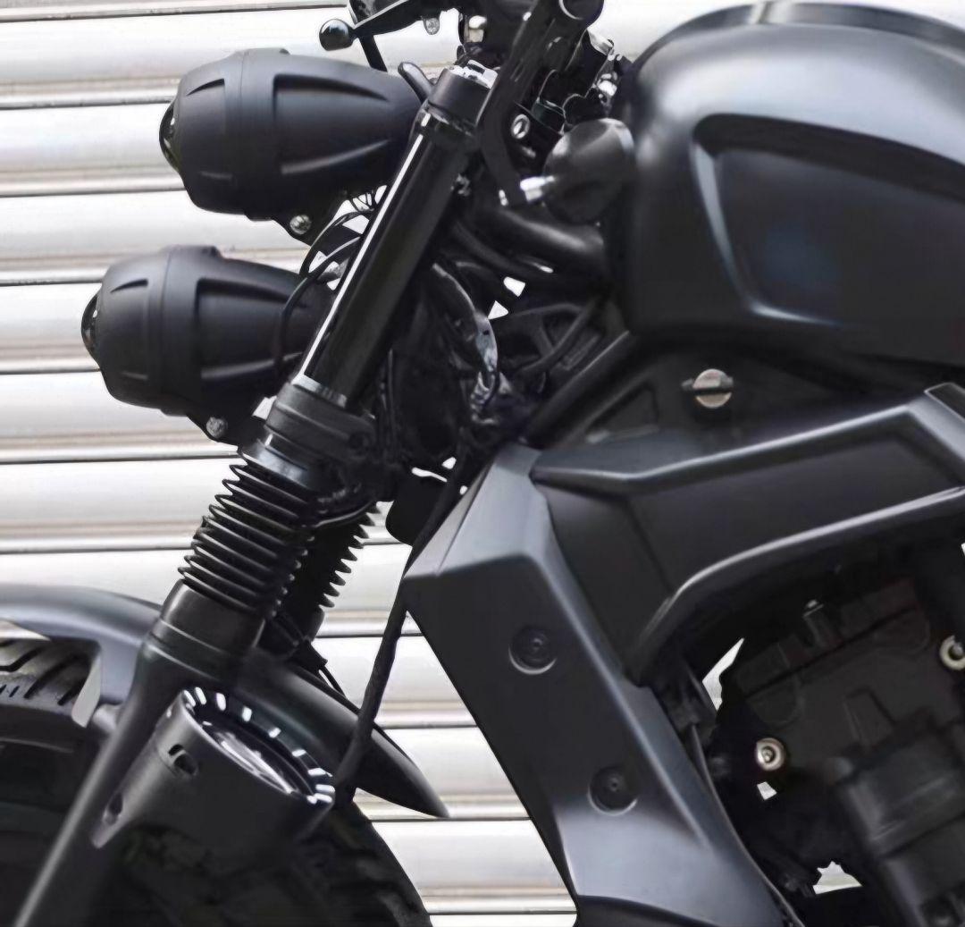 MOTOBOX レブル250 500 ヘッドライト 縦目 LED2灯化 キット - メルカリ