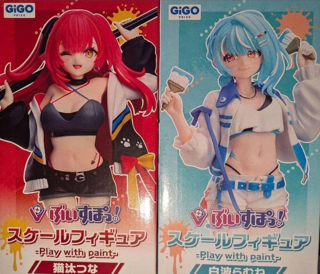 ぶいすぽ スケールフィギュア ねこたつな 白波らむね gigo限定 - メルカリ