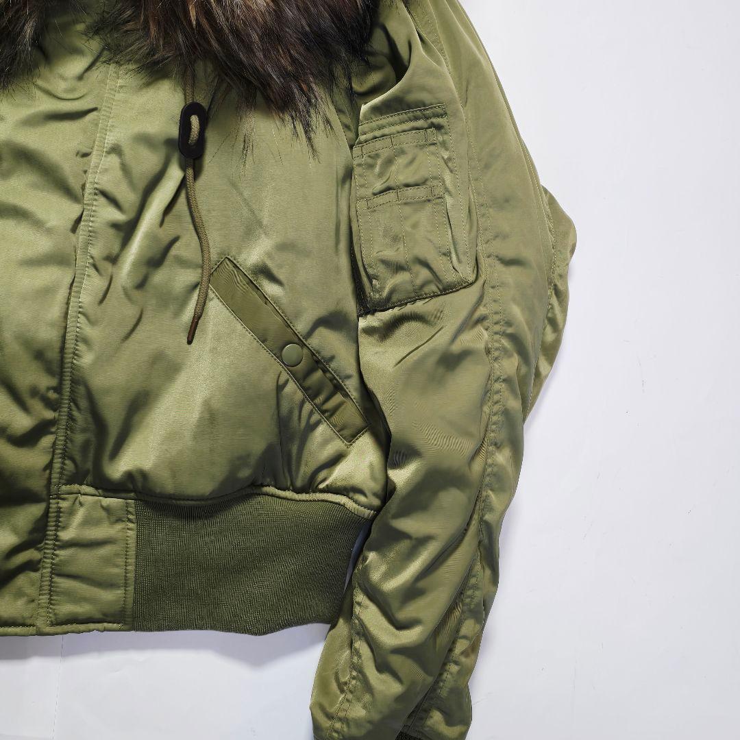 【美品】AZUL BY MOUSSY 短丈　N-2B 平成　Y2K ギャル　M