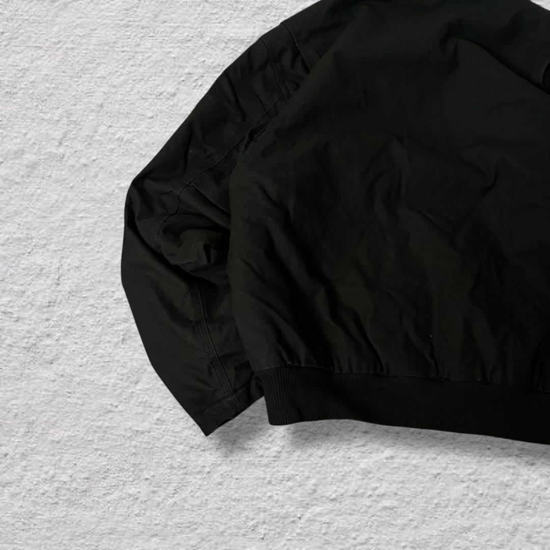 ラリル Wallsアクティブジャケットダックパーカーy2k刺繍ブラック
