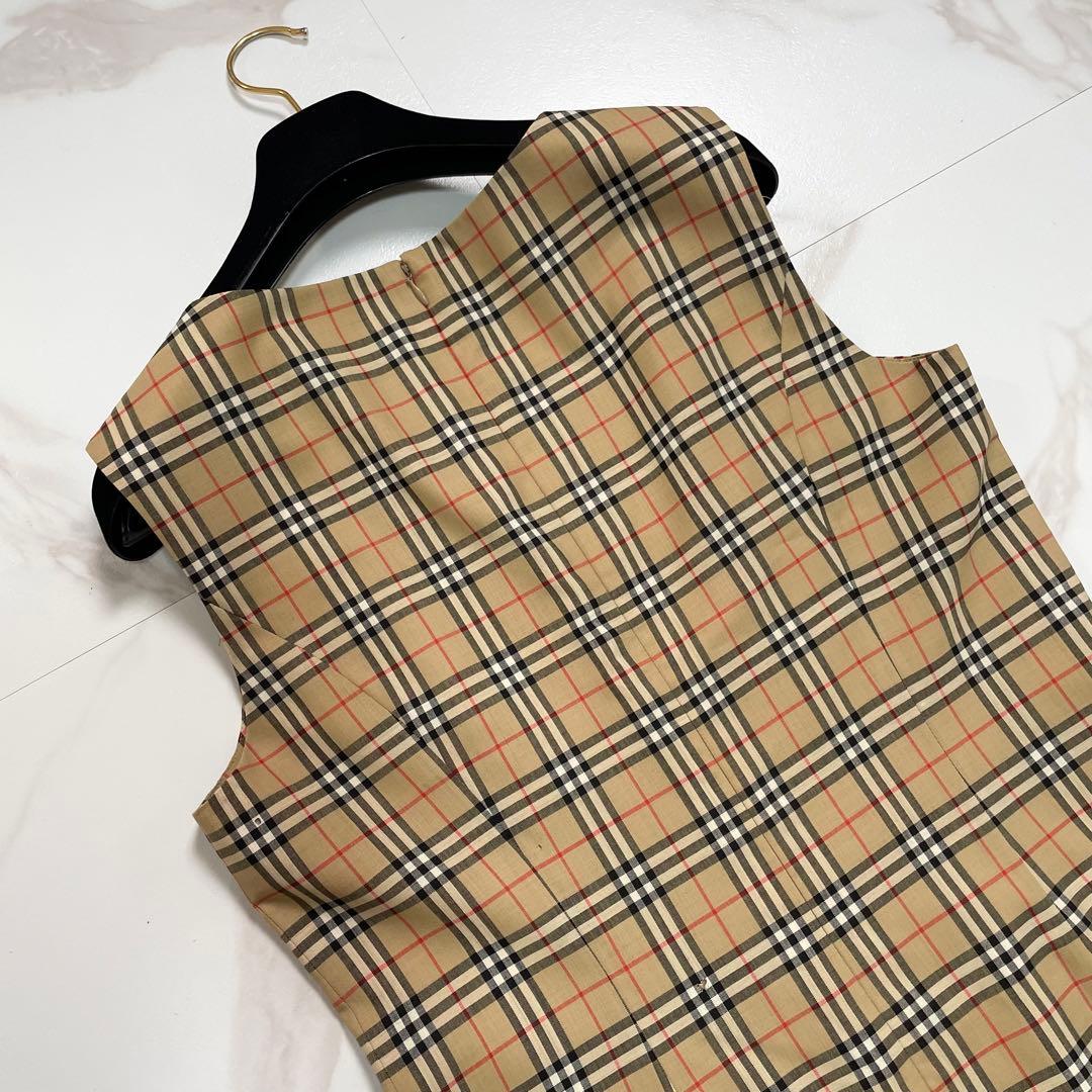 希少✨BURBERRYS ノースリーブワンピース ノバチェック 大きいサイズ