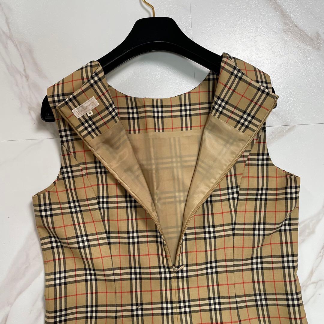 希少✨BURBERRYS ノースリーブワンピース ノバチェック 大きいサイズ