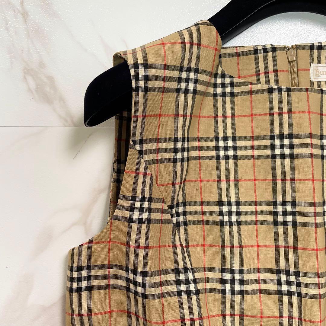 希少✨BURBERRYS ノースリーブワンピース ノバチェック 大きいサイズ
