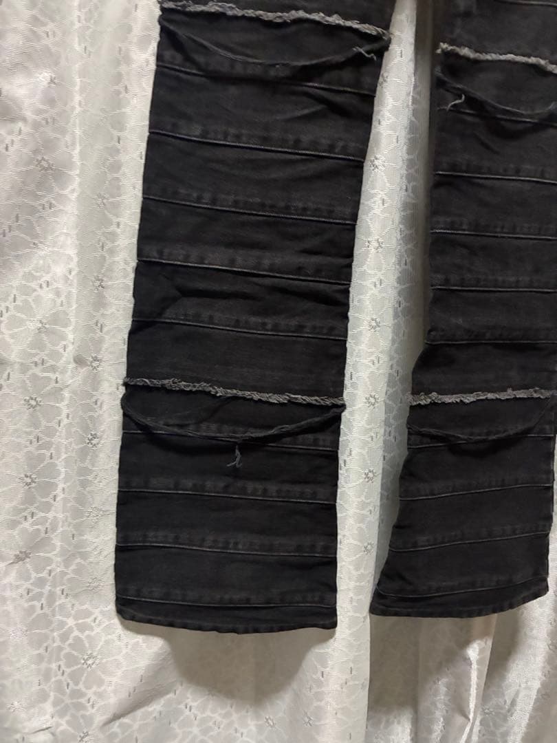 【美品】THEE HYSTERIC XXX・ウミヘビデニム・ブラック・サイズL