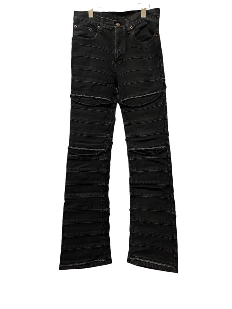 【美品】THEE HYSTERIC XXX・ウミヘビデニム・ブラック・サイズL