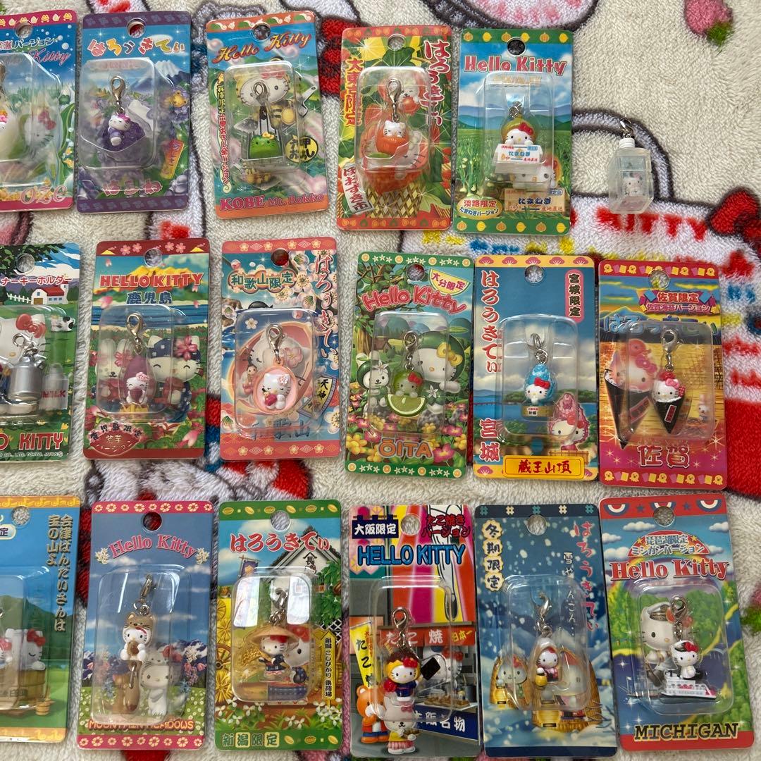 【未使用】ご当地キティストラップ まとめ売り