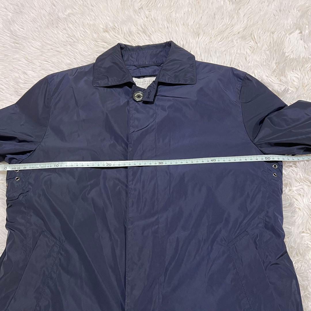 【美品】MACKINTOSH ダウンライナー付　ステンカラーコート ナイロン