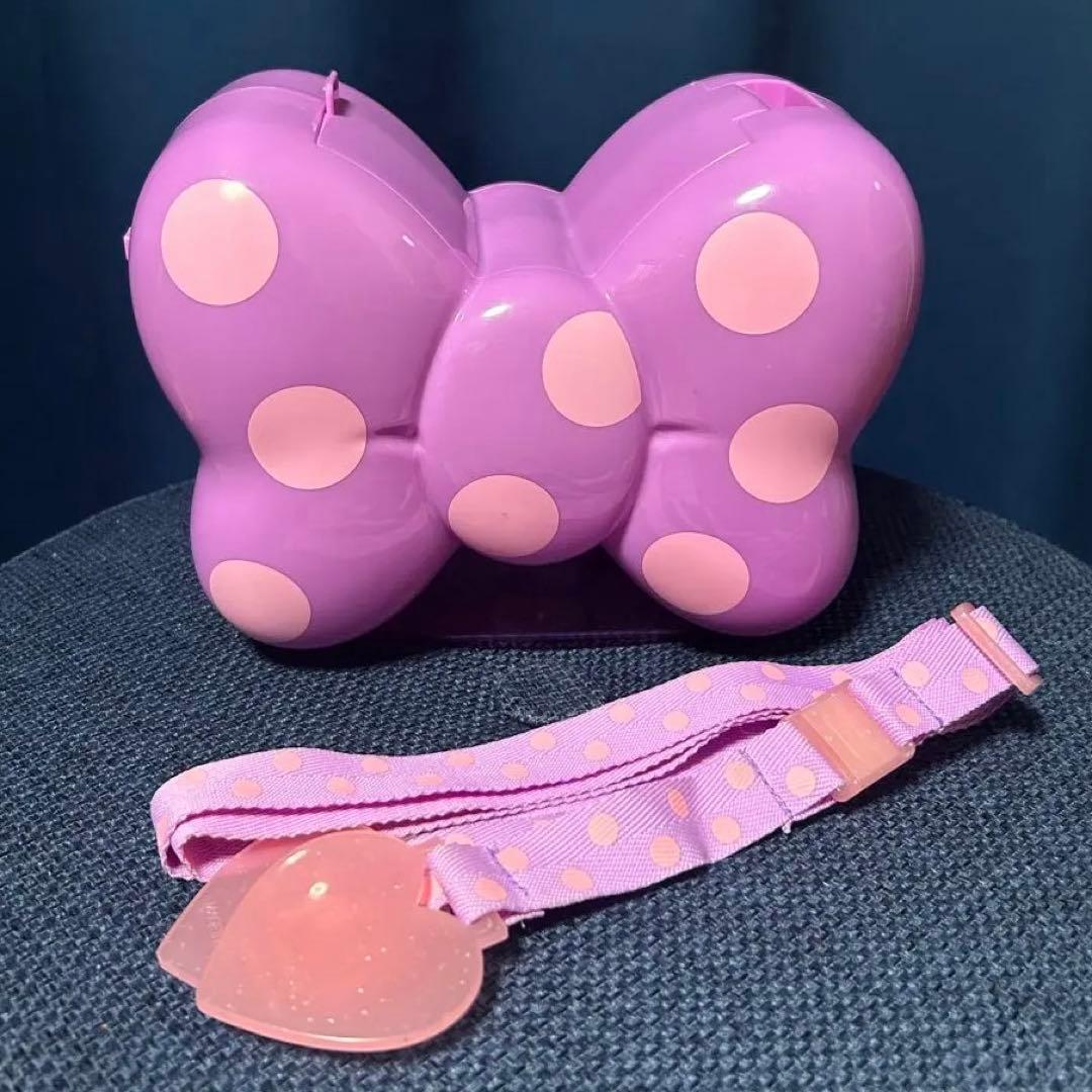 ディズニー ミニー デイジー リボン ポップコーンバケット【ストラップ