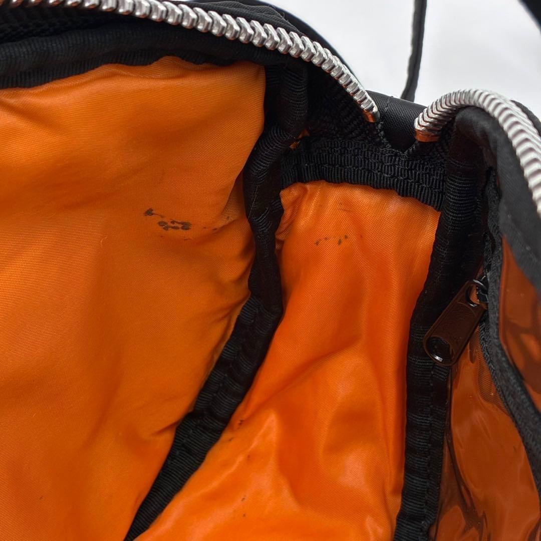 ポーター タンカー ショルダーバッグ 黒 ナイロン 半月 廃盤 男女兼用 日本製