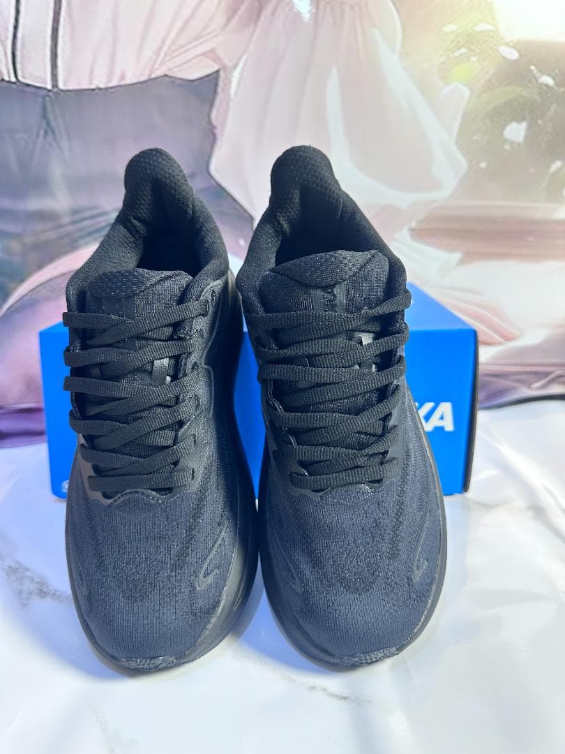 Hoka OneOne Clifton 10 スニーカー ブラック 24.5cm