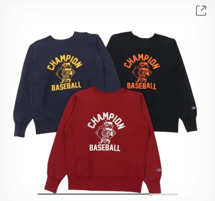 チャンピオン　Ｌ　スウェット　リバースウィーブ　裏起毛