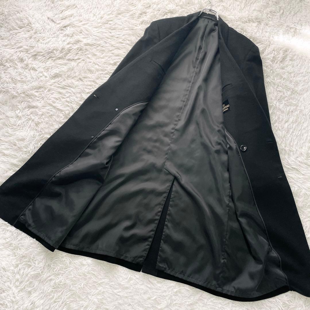 カシミヤ100%✨PER VALENTINOチェスターコート ダブルブレスト L