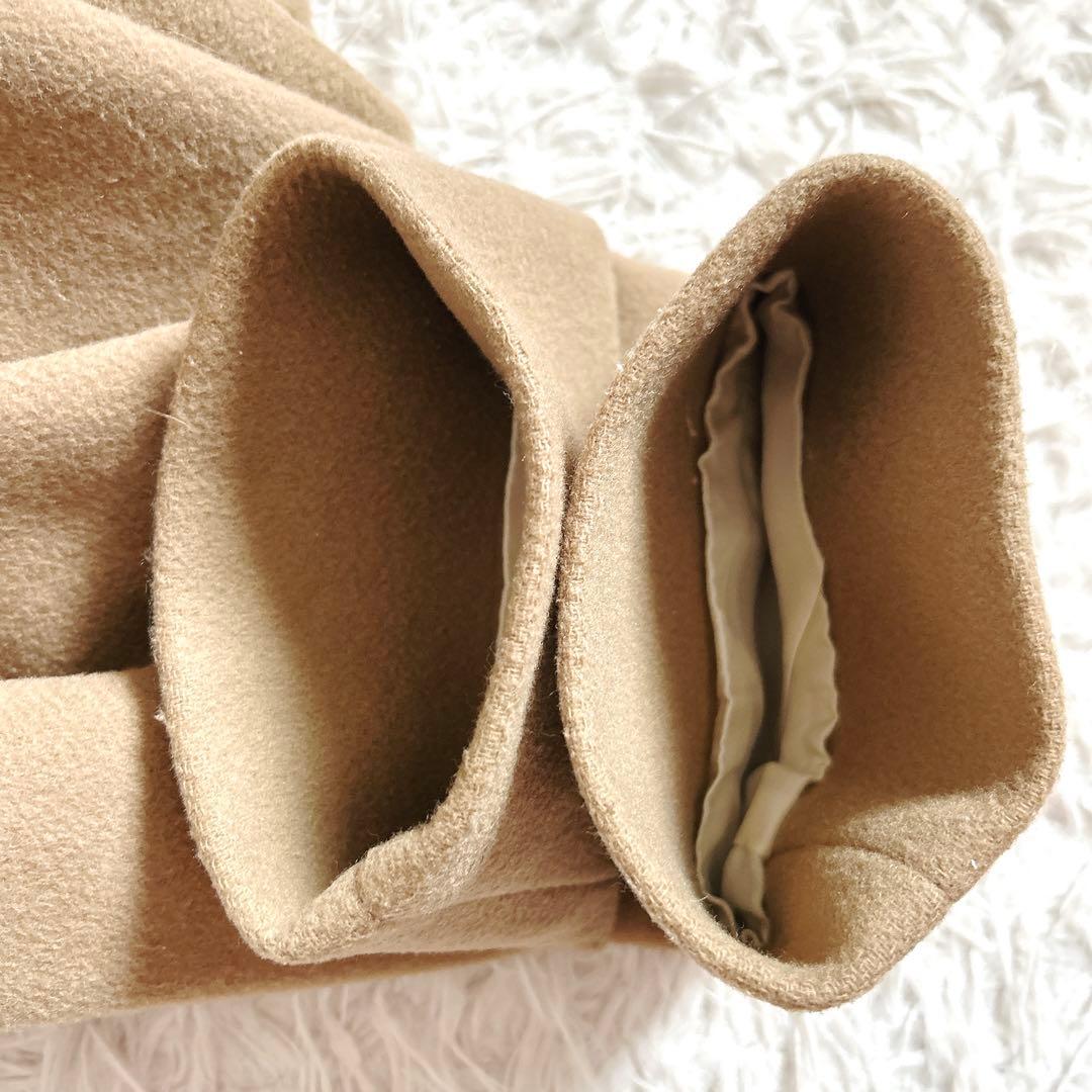 プルミエアロンディスモン⁂マンテコ　ロングチェスターコート　キャメルカラー　M