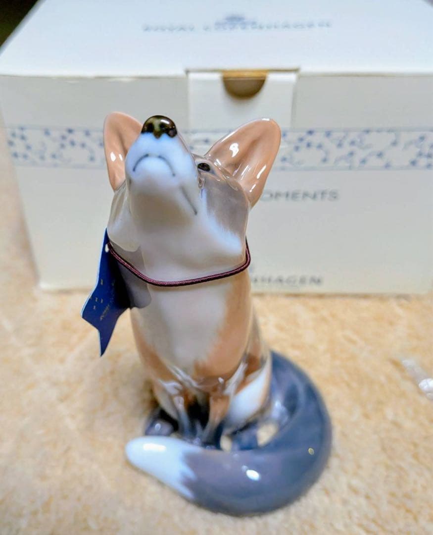 ロイヤルコペンハーゲン Fox 2006 陶器フィギュリン