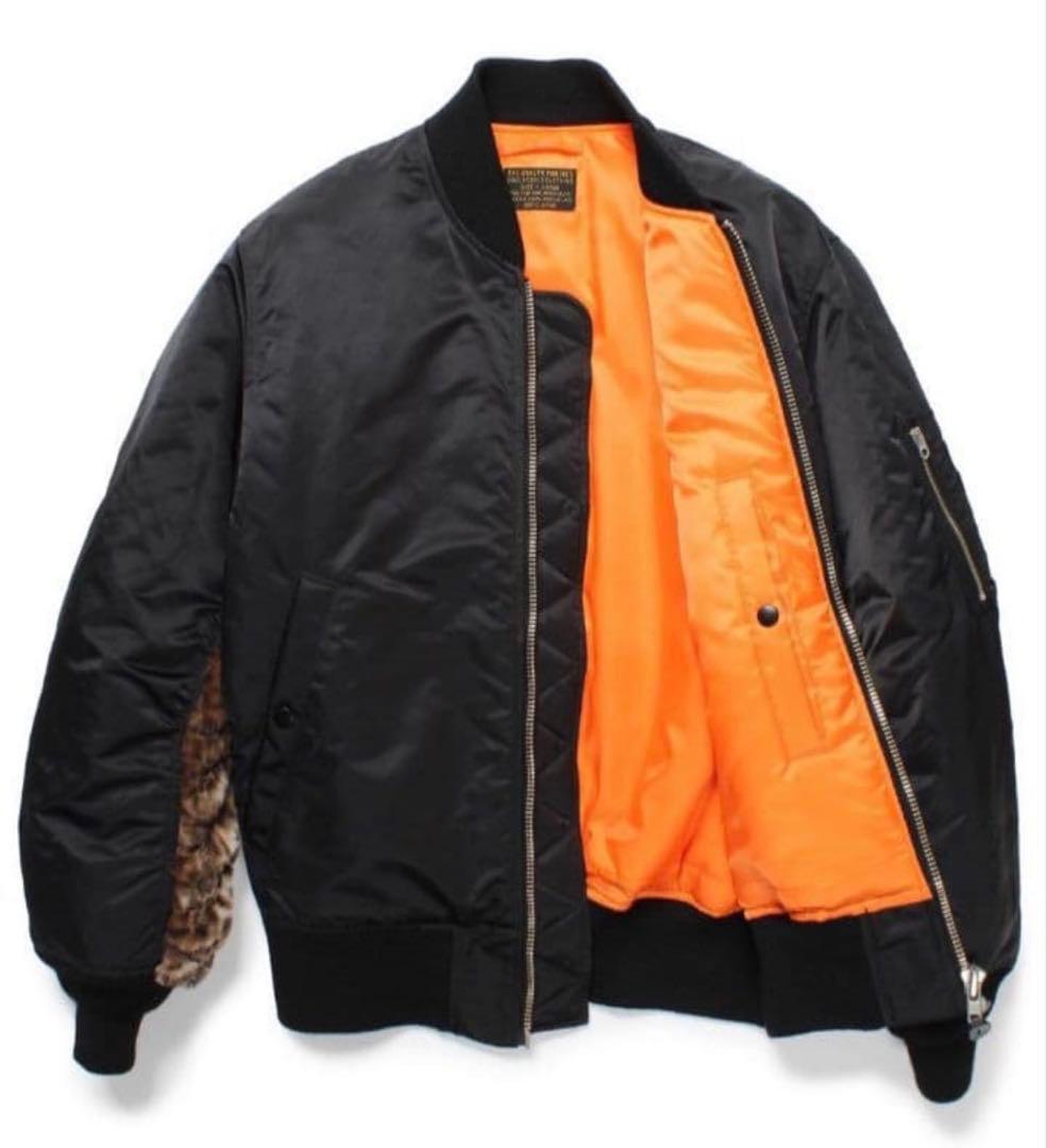 極美品　24FW ワコマリア MA-1 FLIGHT JACKET
