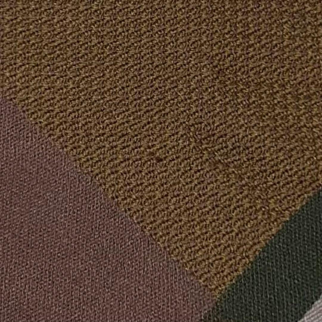 イヴサンローラン　ウールシルクストール　フリンジ　140cm角　タグ付き