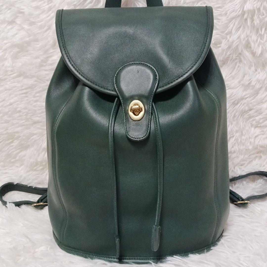 【美品】COACH オールドコーチ レザー リュック バックパック 9943