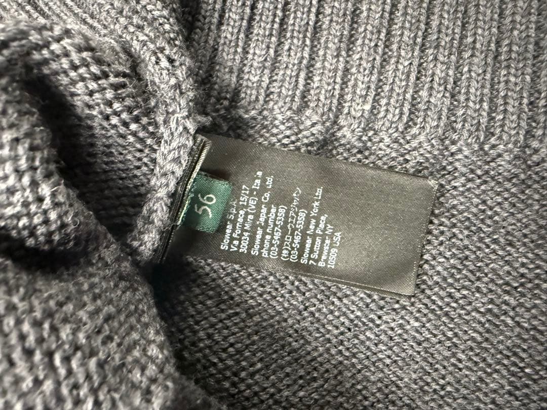 ZANONE ザノーネ CHIOTO ウール ニット グレー 56サイズ
