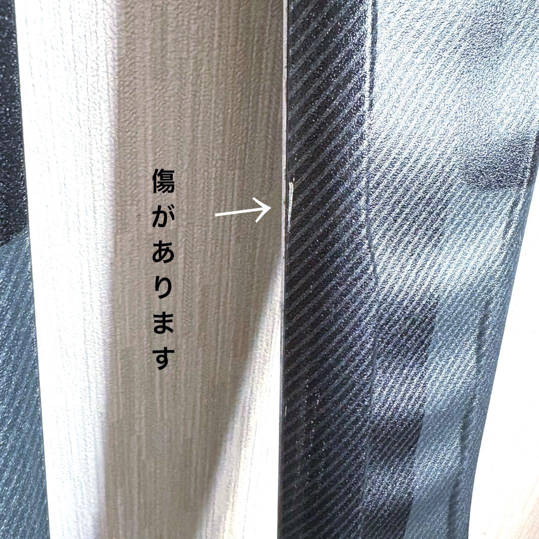 OLIN スキー板　ストックセット160cm グレー×白 chackymade