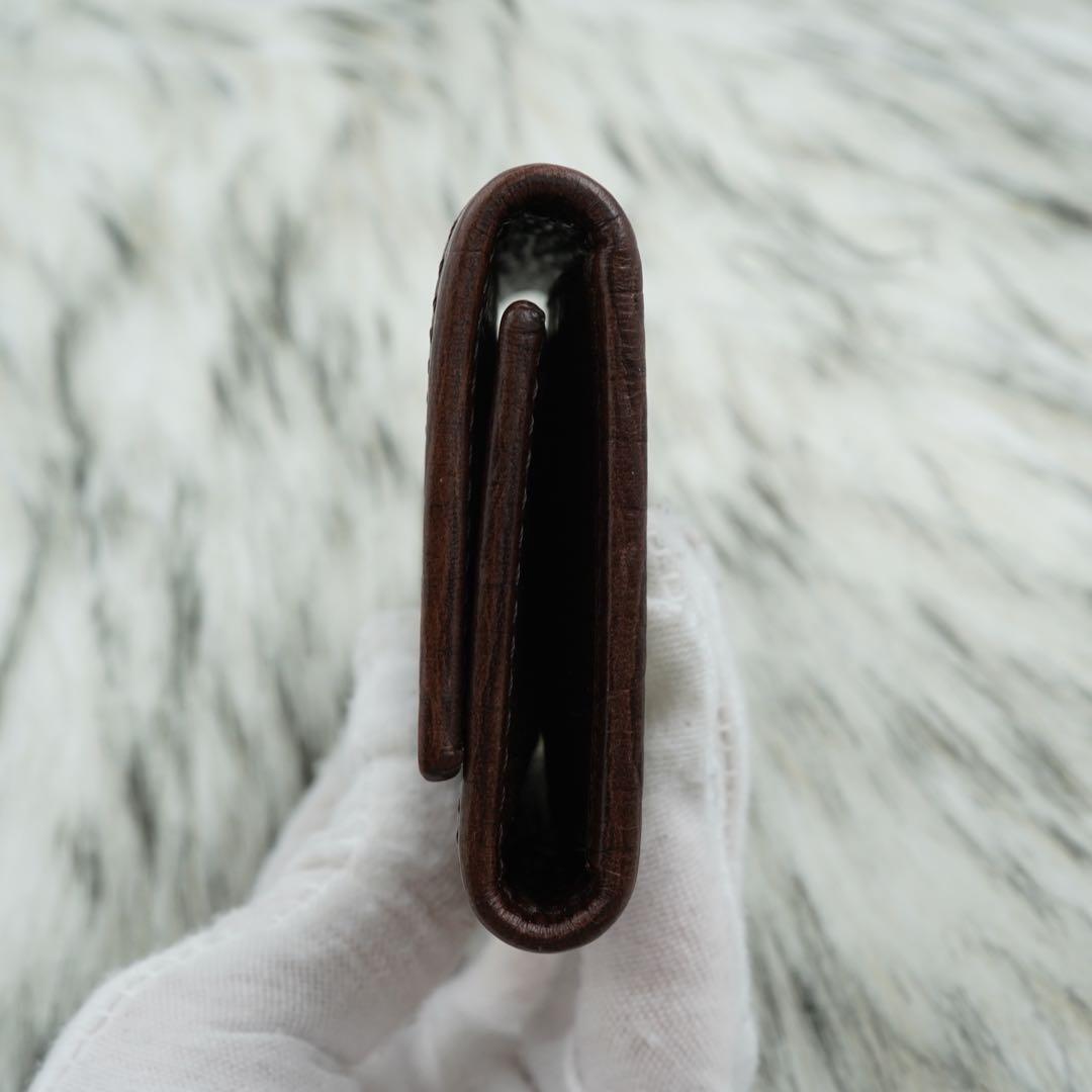 極美品　箱付き　FENDI フェンディ　キーケース　ズッカ柄　FFロゴ　ブラウン