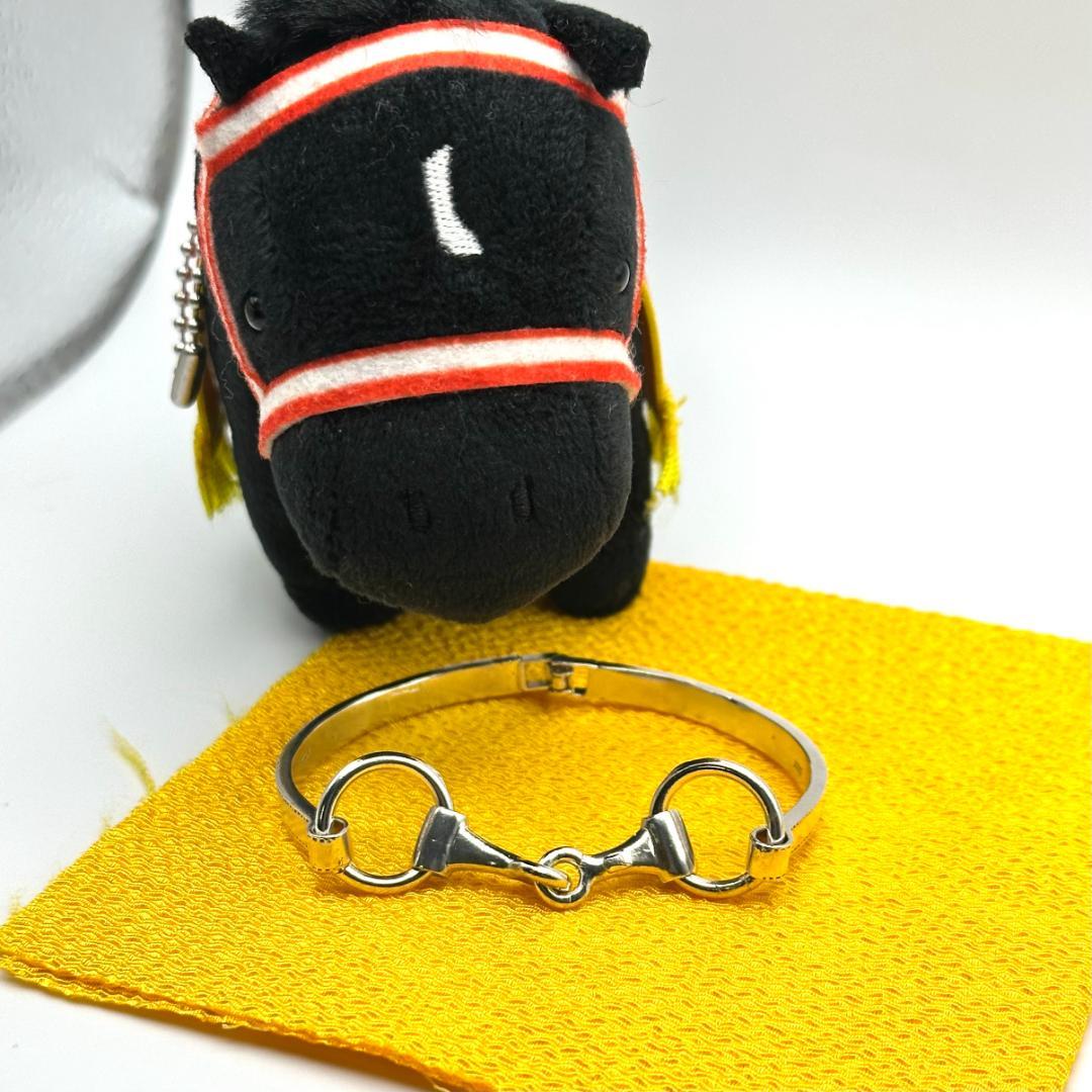 【馬愛】ホースビットモチーフバングル｜馬具モチーフ
