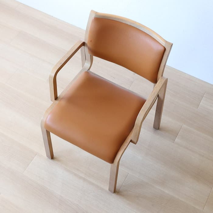 オールド Arflex アルフレックス NU アームチェア 木製