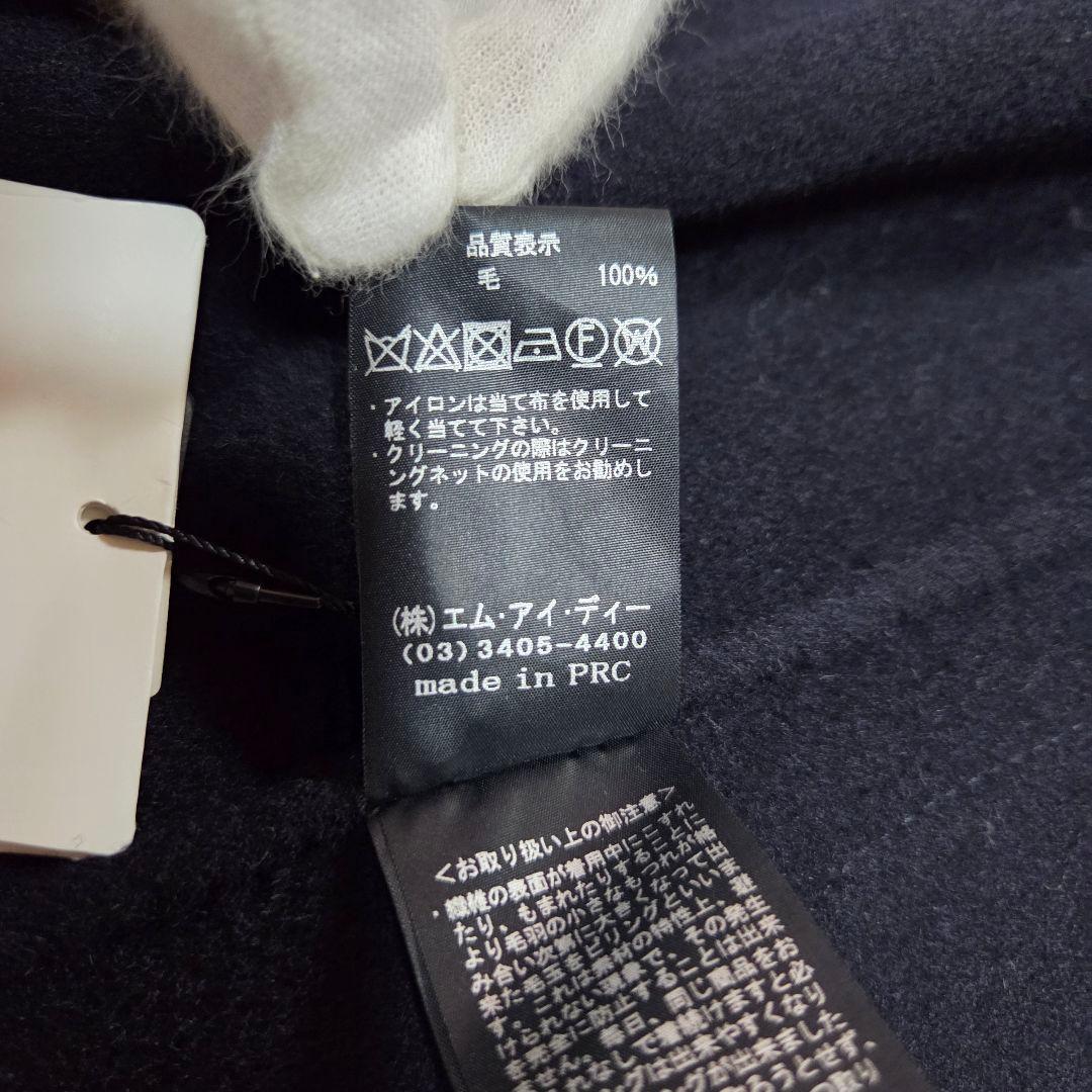 [新品タグ付き]M-PREMIER BLACK フーデットリバーコート 36