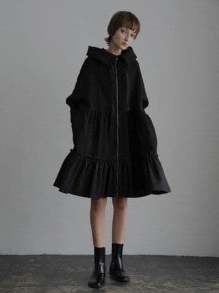 【新品タグ付】TREFLE＋1 グレースフーディーコート トレフルプラスワン