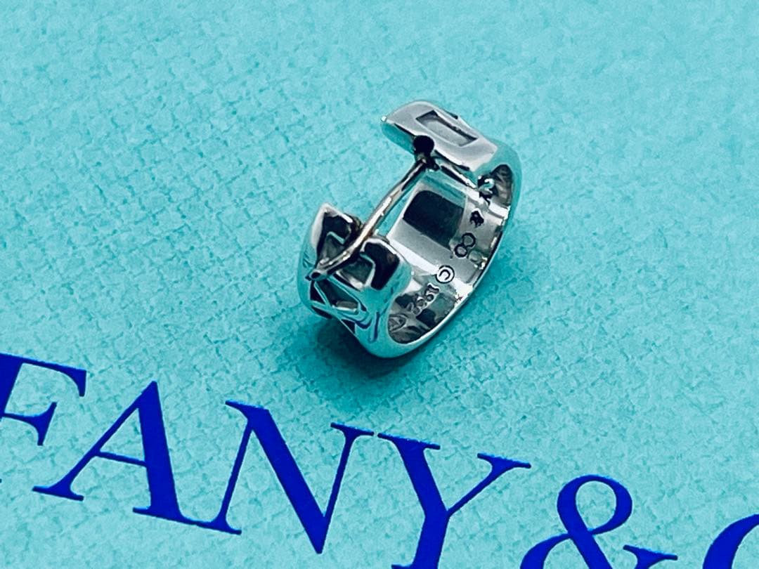 c910 オールド　ティファニー　1995 アトラス　フープピアス　925 片耳