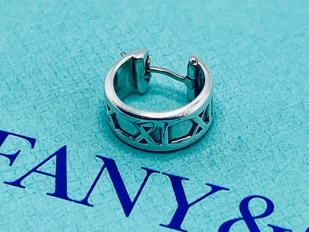 c910 オールド　ティファニー　1995 アトラス　フープピアス　925 片耳