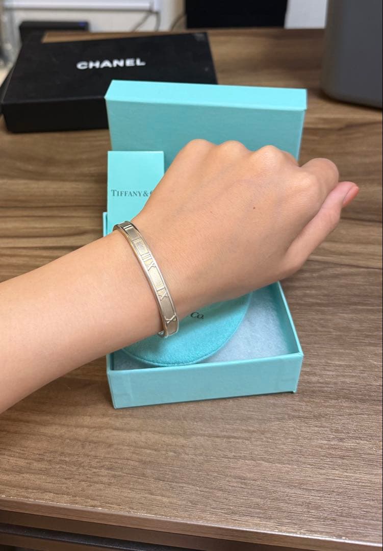 Tiffany & Co. シルバーバングル　ブレスレット　ティファニーアトラス