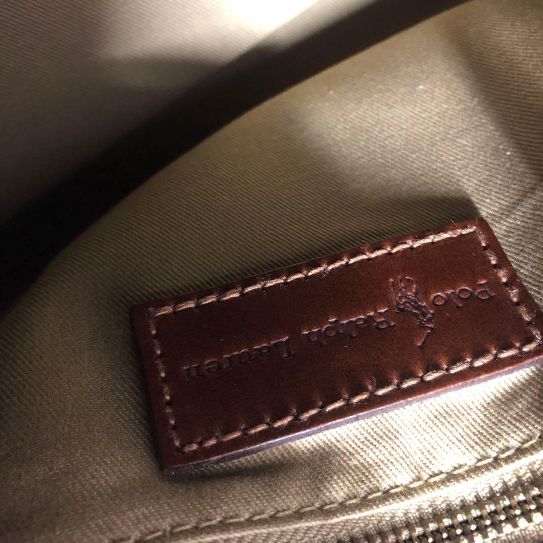 極美品 ポロラルフローレン ミニボストン ハンドバッグ タータンチェック 自立