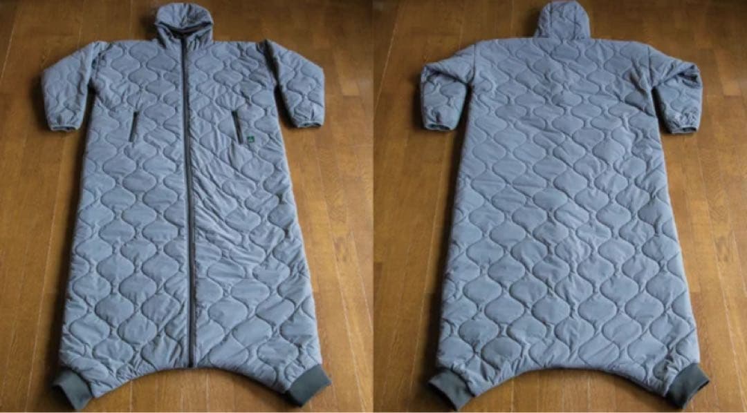 モモンガ　着る寝袋2 バージョン　Mサイズ　グレー