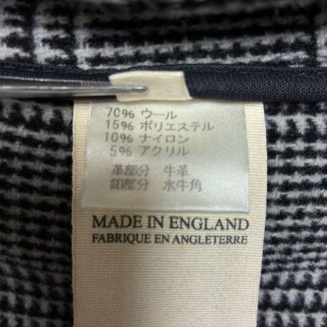 美品 ロンドントラディション ビームス ダッフルコート グレンチェック