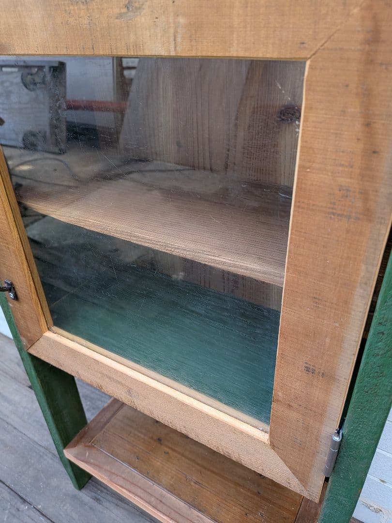 古材かざり棚 グリーン